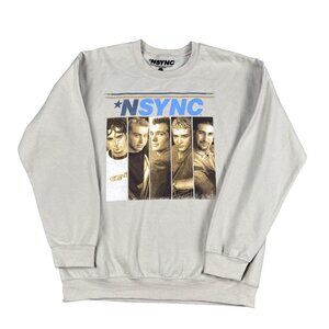 NSync Justin Timberlake Unisex Pullover Sweatshirt Sz Large